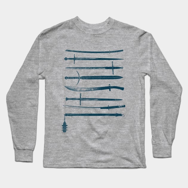 Choose Your Weapon (Light) Long Sleeve T-Shirt by Exosam